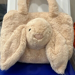 Jellycat smudge rabbit tote bag